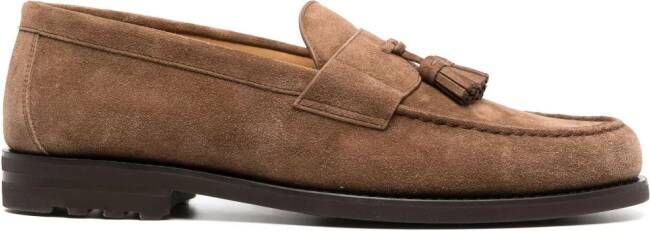 Brunello Cucinelli Loafers met kwastjes Bruin