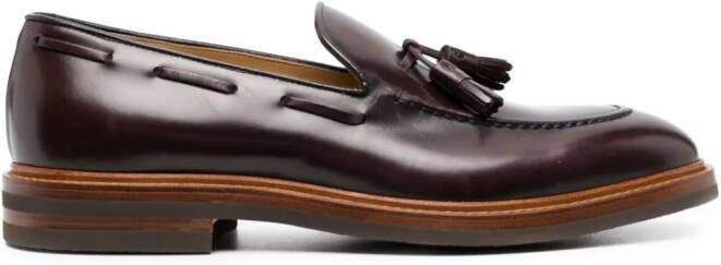 Brunello Cucinelli Loafers met kwastjes Bruin