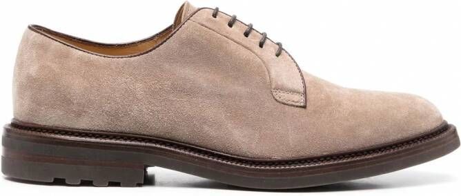 Brunello Cucinelli Oxford veterschoenen Beige