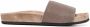 Brunello Cucinelli Slippers met afwerking van eco-messing Beige - Thumbnail 1