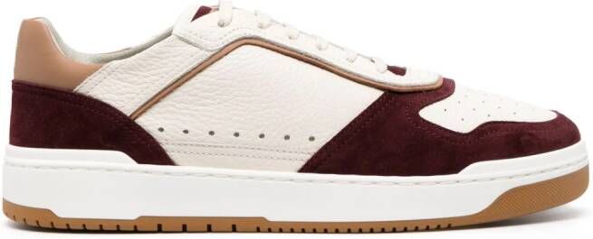 Brunello Cucinelli Sneakers met vlakken Beige