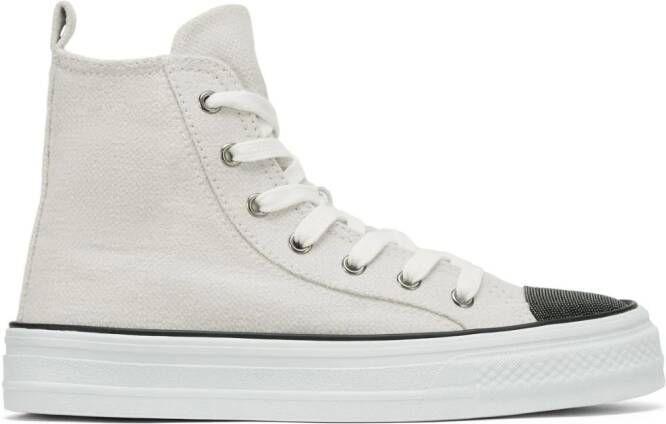 Brunello Cucinelli Sneakers met vlakken Wit