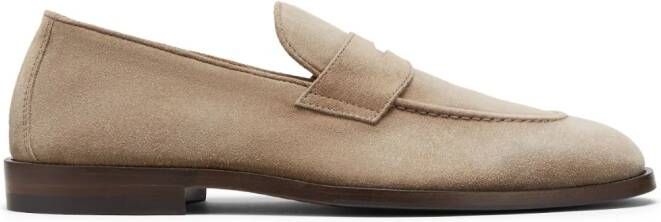 Brunello Cucinelli Suède loafers Beige