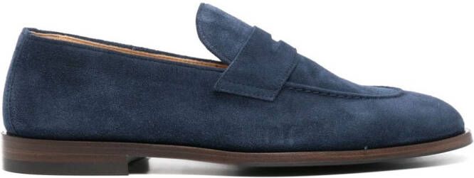 Brunello Cucinelli Suède loafers Blauw