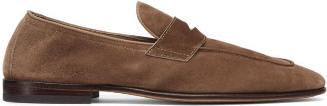 Brunello Cucinelli Suède loafers Bruin