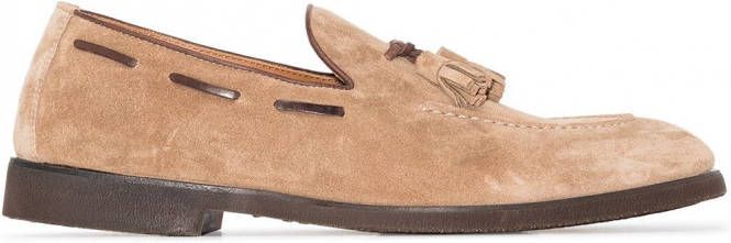 Brunello Cucinelli Loafers met kwastje Beige
