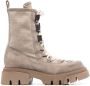 Brunello Cucinelli Veterlaarzen met chunky zool Beige - Thumbnail 1
