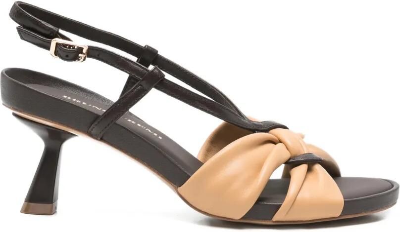 Bruno Premi Geknoopte slingback sandalen Beige