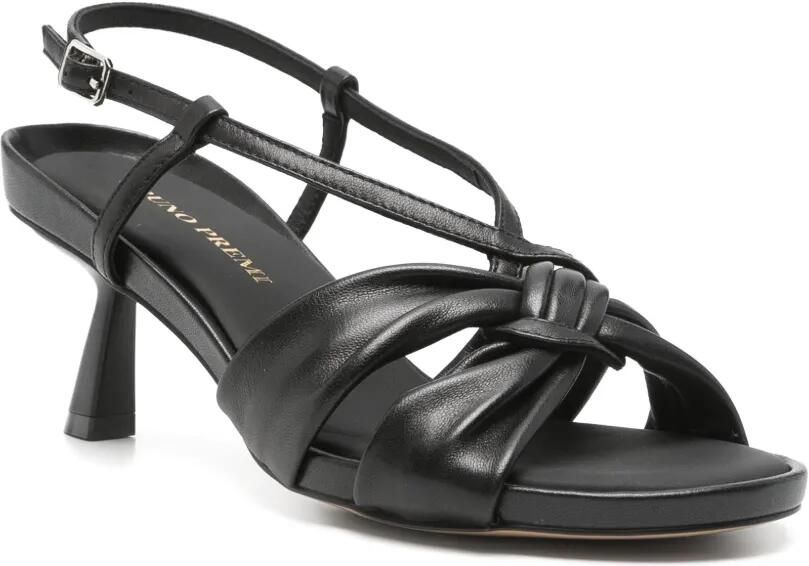 Bruno Premi Leren sandalen Zwart