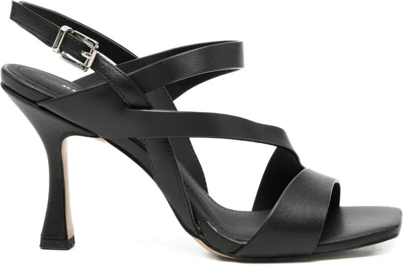 Bruno Premi Margot leren sandalen met bandjes Zwart