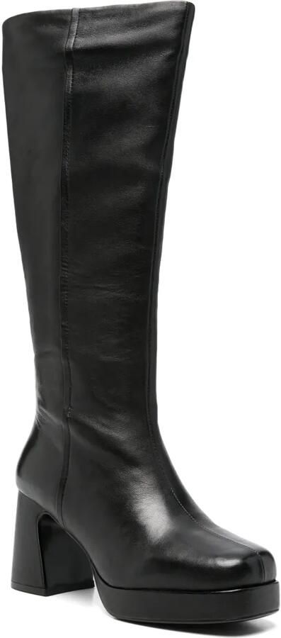 Bruno Premi platform leather boots Zwart - Foto 2