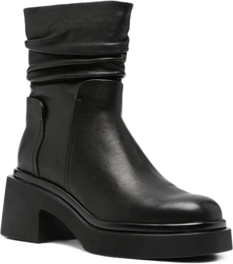 Bruno Premi ruched platform boots Zwart - Foto 2