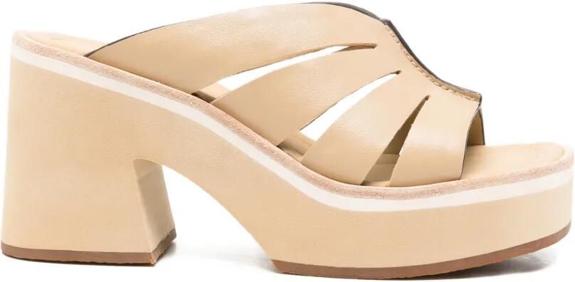 Bruno Premi Sandalen met plateauzool Beige