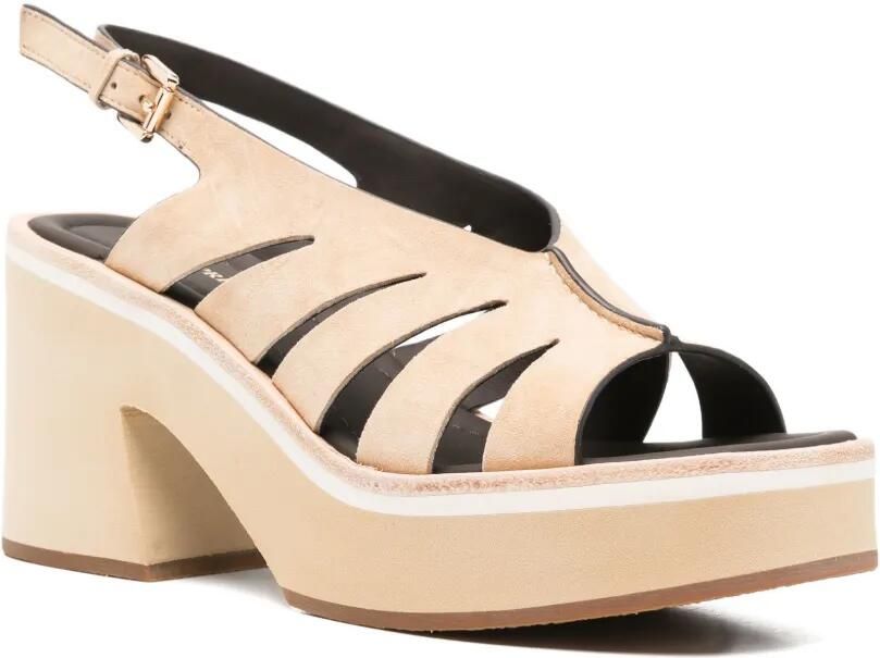 Bruno Premi Sandalen met plateauzool Beige - Foto 3