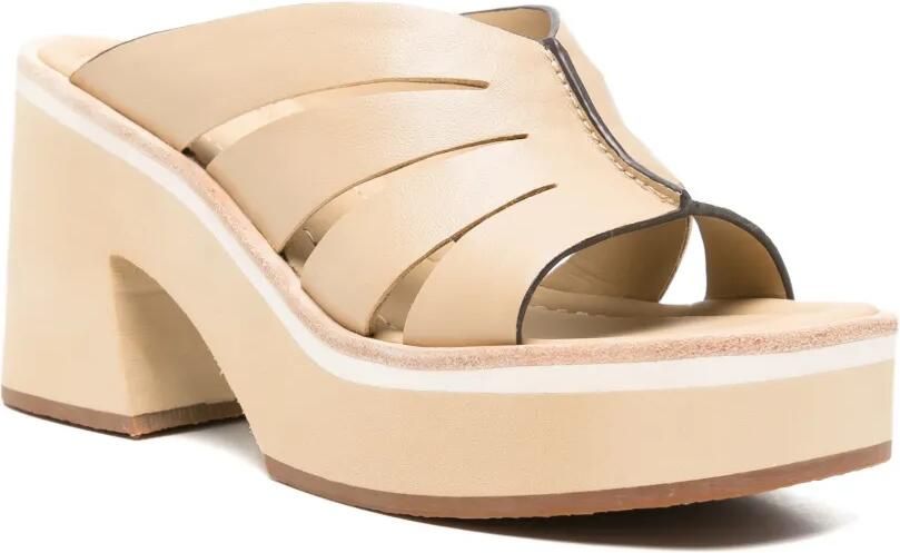 Bruno Premi Sandalen met plateauzool Beige - Foto 2