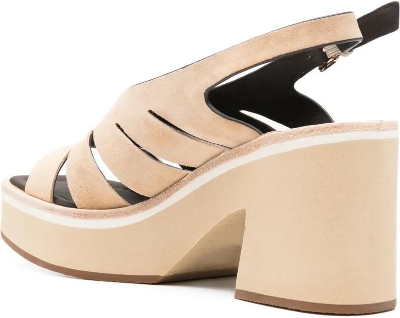 Bruno Premi Sandalen met plateauzool Beige - Foto 2