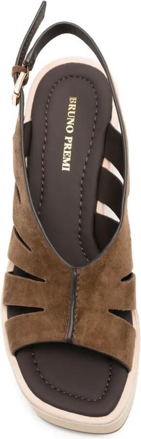 Bruno Premi Sandalen met plateauzool Bruin - Foto 3