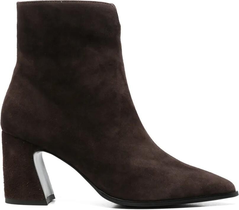 Bruno Premi suede-finish pointed-toe ankle boots Bruin - Foto 4