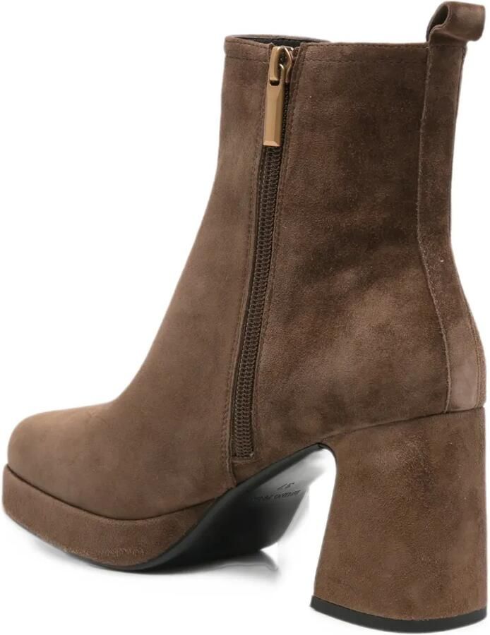 Bruno Premi suede platform ankle boots Bruin - Foto 3