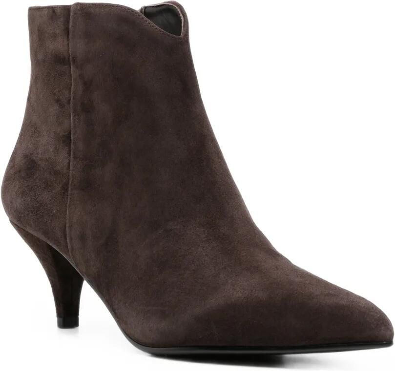 Bruno Premi suede pointed-toe ankle boots Bruin