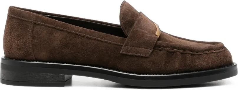 Bruno Premi suede slip-on loafers Bruin