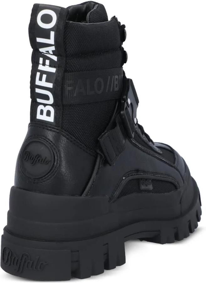 Buffalo Aspha Com 1 buckle-strap chunky-sole boots Zwart - Foto 3