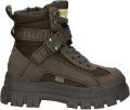 Buffalo Aspha Com1 combat boots met gesp Groen - Groen