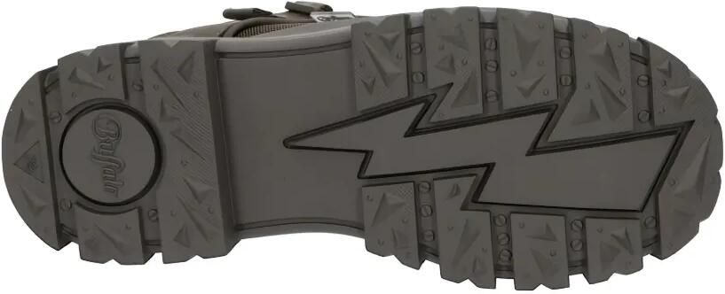 Buffalo Aspha Com1 combat boots met gesp Groen - Foto 4