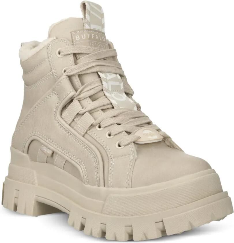 Buffalo Aspha NC faux-shearling platform ankle boots Beige - Foto 3