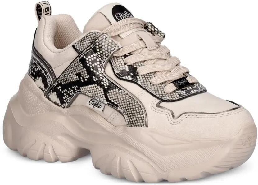 Buffalo Bliss snakeskin-effect chunky sneakers Beige - Foto 2