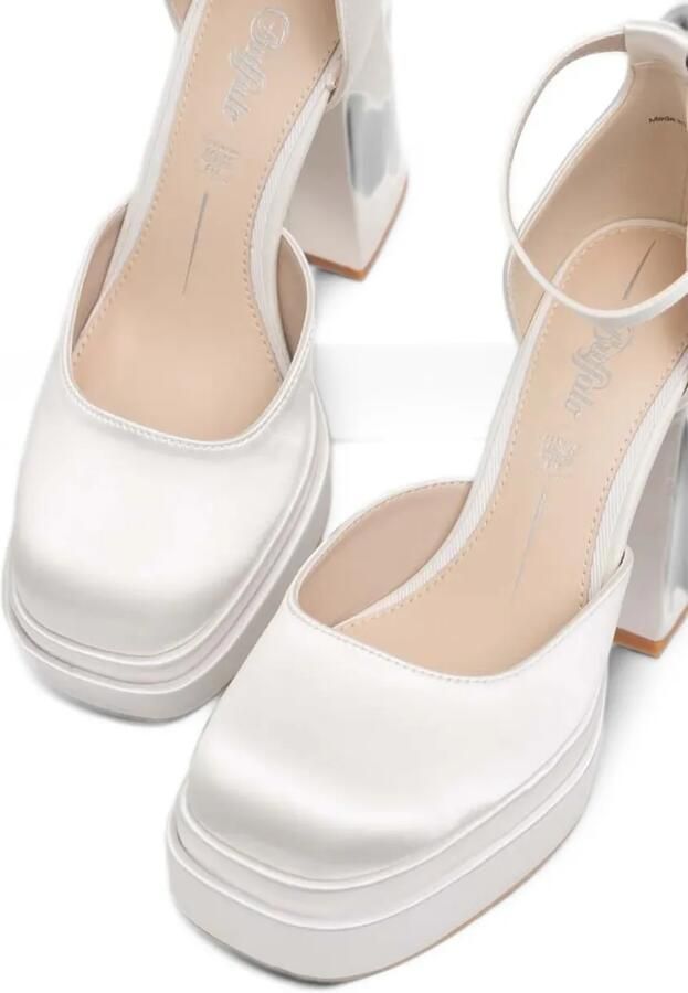 Buffalo Bonny Dorsay pumps Wit - Foto 4
