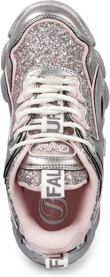 Buffalo Cld Chai metallic sneakers met glitters-effect Zilver - Foto 4