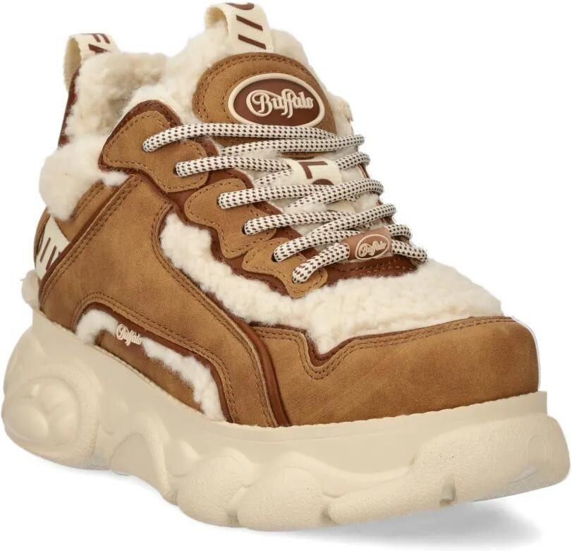 Buffalo CLD sneakers met plateauzool Bruin - Foto 3