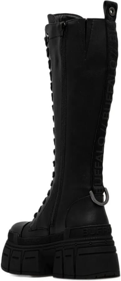 Buffalo Gospher lace-up platform boots Zwart - Foto 3