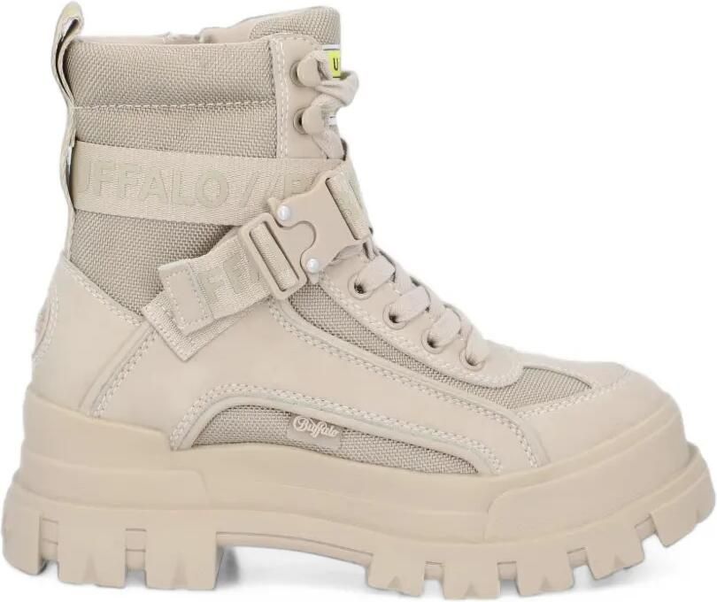 Buffalo Laarzen met gespbandje Beige