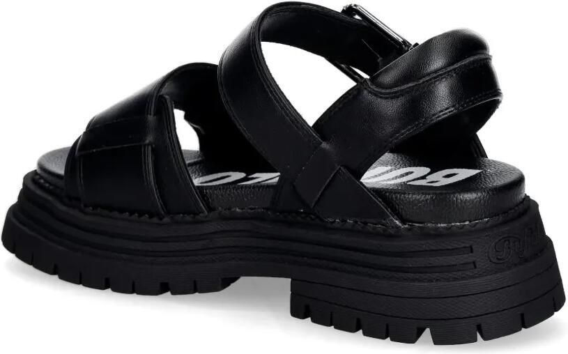 Buffalo Lennox sandalen met chunky zool en gespsluiting Zwart - Foto 2