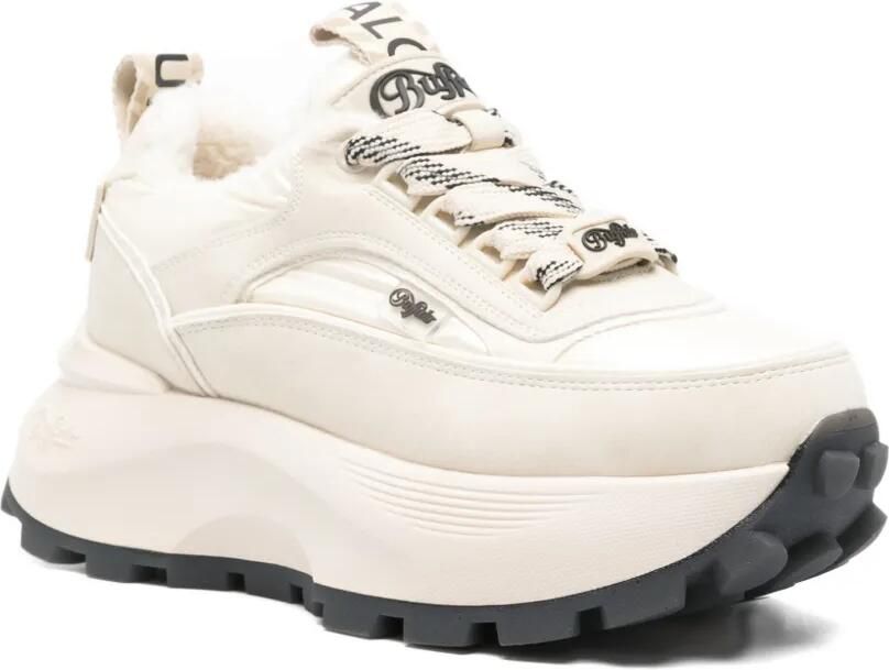 Buffalo Manhattan sneakers met plateauzool Beige - Foto 2