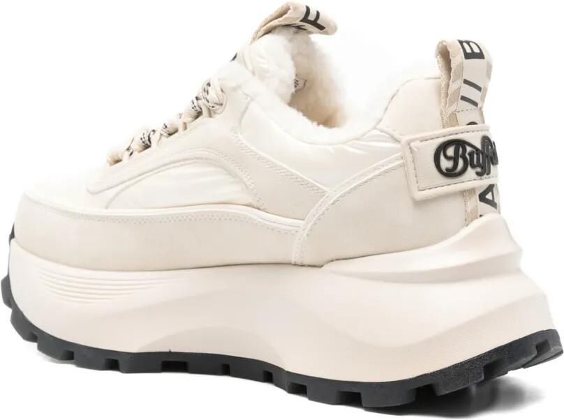Buffalo Manhattan sneakers met plateauzool Beige - Foto 3