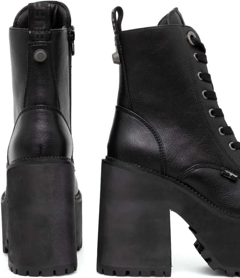 Buffalo platform lace-up boots Zwart - Foto 3