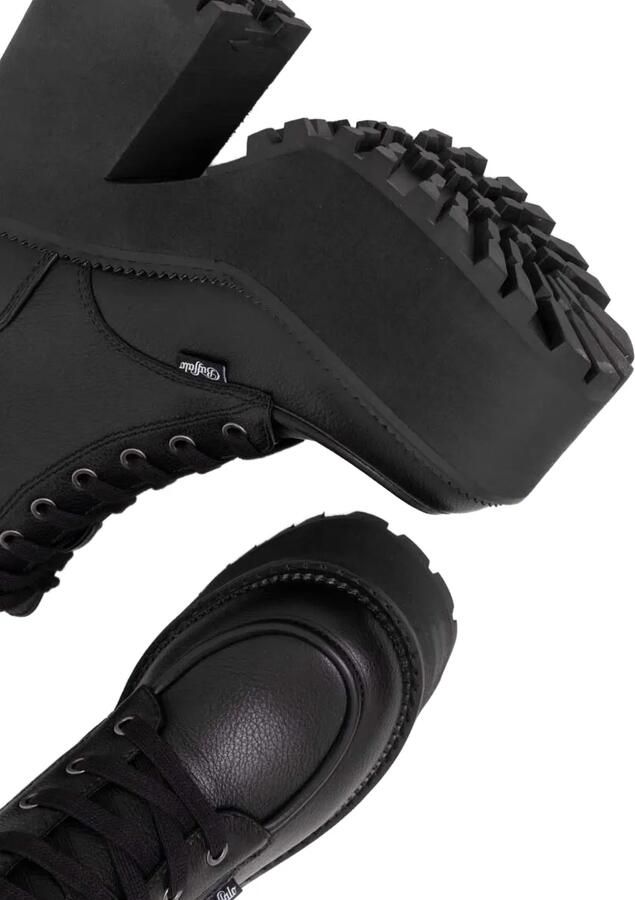 Buffalo platform lace-up boots Zwart - Foto 5