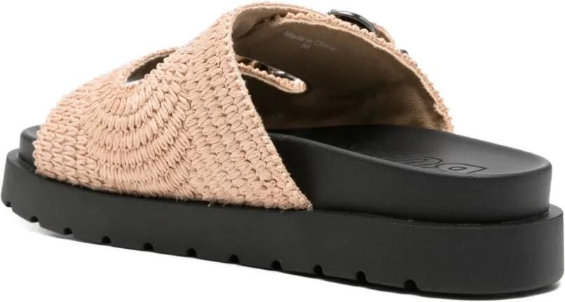 Buffalo Raya Ari Bo sandalen met gespsluiting Beige - Foto 3