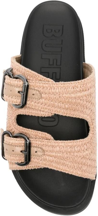Buffalo Raya Ari Bo sandalen met gespsluiting Beige - Foto 2