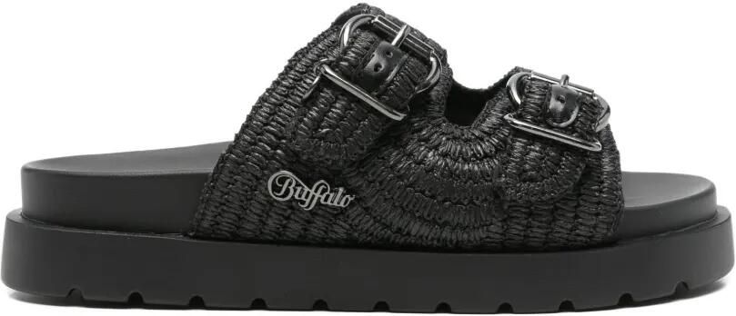 Buffalo Raya Ari Bo sandalen Zwart