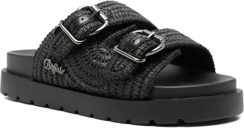Buffalo Raya Ari Bo sandalen Zwart - Foto 4