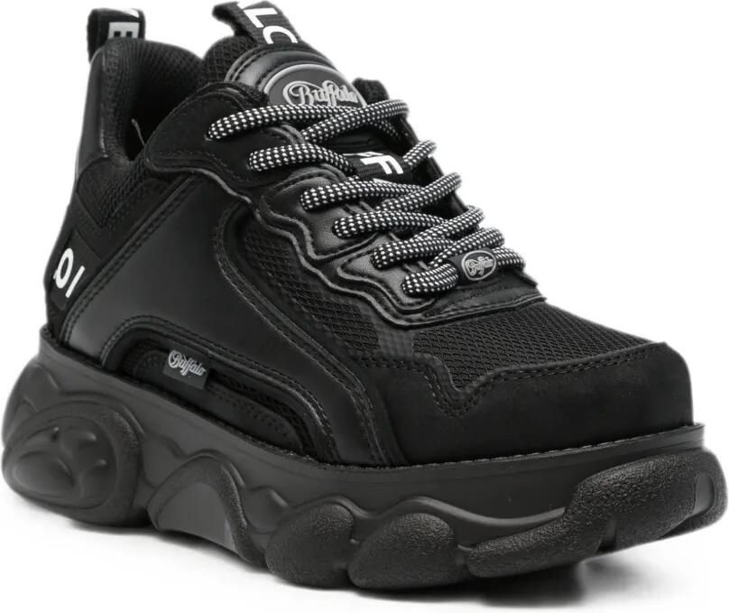 Buffalo Sneakers met chunky zool en logoband Zwart - Foto 2