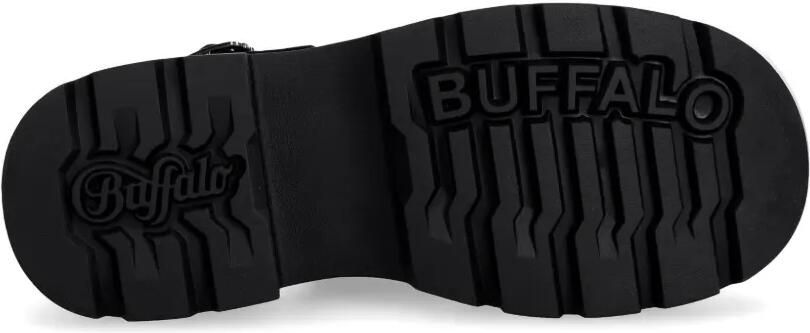 Buffalo Vega Cross sandalen met plateauzool en studs Zwart - Foto 5