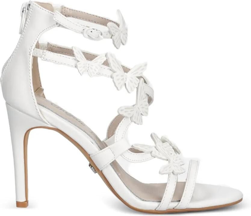 Buffalo Yana Butterfly sandalen met bandjes Wit