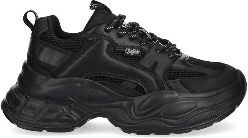 Buffalo Yuno One sneakers met chunky zool en vlakken Zwart