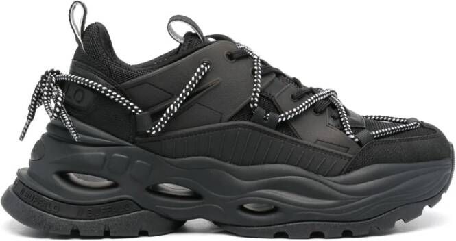 Buffalo Triplet sneakers met kant Zwart