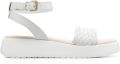 Bugatti Kya leren sandalen Wit - Wit